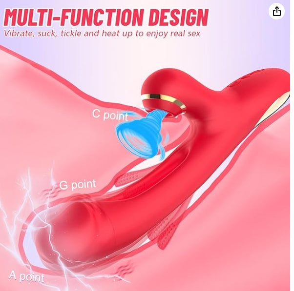 Radiant Rabbit | 3-in-1 G-Spot & Clitoral Suction Vibrator