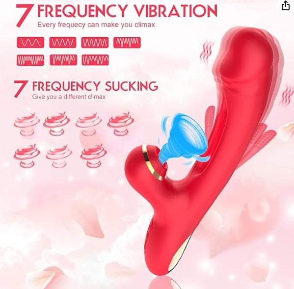 Radiant Rabbit | 3-in-1 G-Spot & Clitoral Suction Vibrator