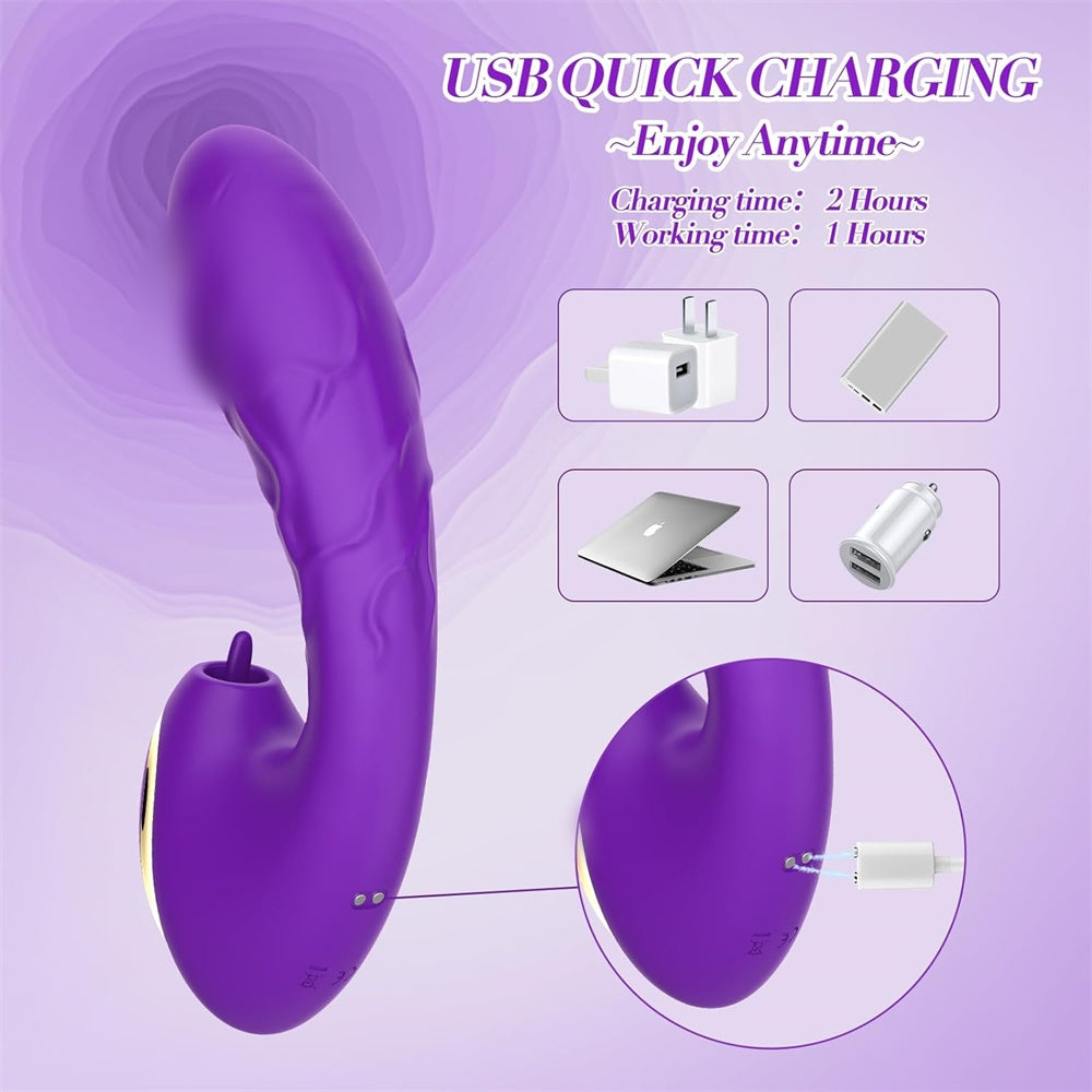 Butterfly Bloom | 2-in-1 Wearable Licking & Vibration Massager