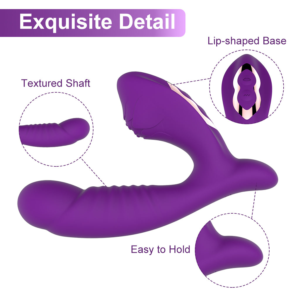 Serene Flow | 2-in-1 G-Spot & Clitoral Vibrator with 15 Modes