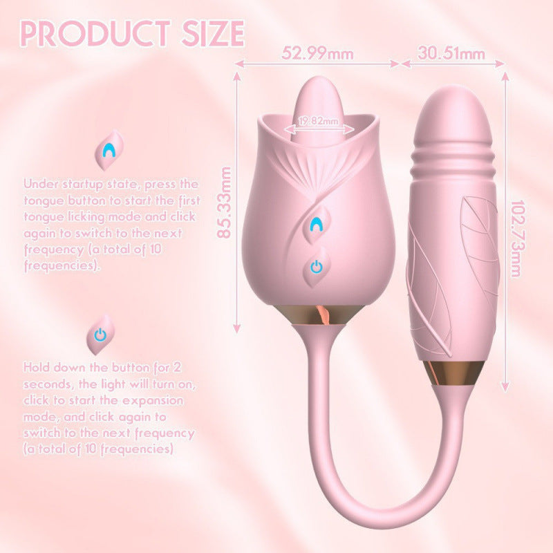 ROSE & PULSE Sensation Wand - Aesthetic Wellness Ritual #6