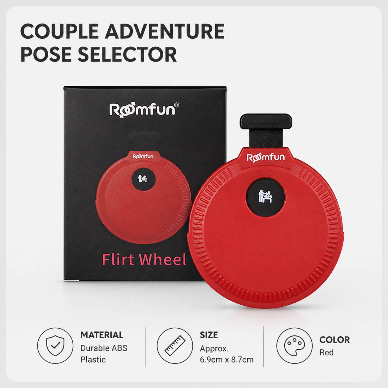 Flirt Wheel | Couples Position Spinner & Intimacy Game