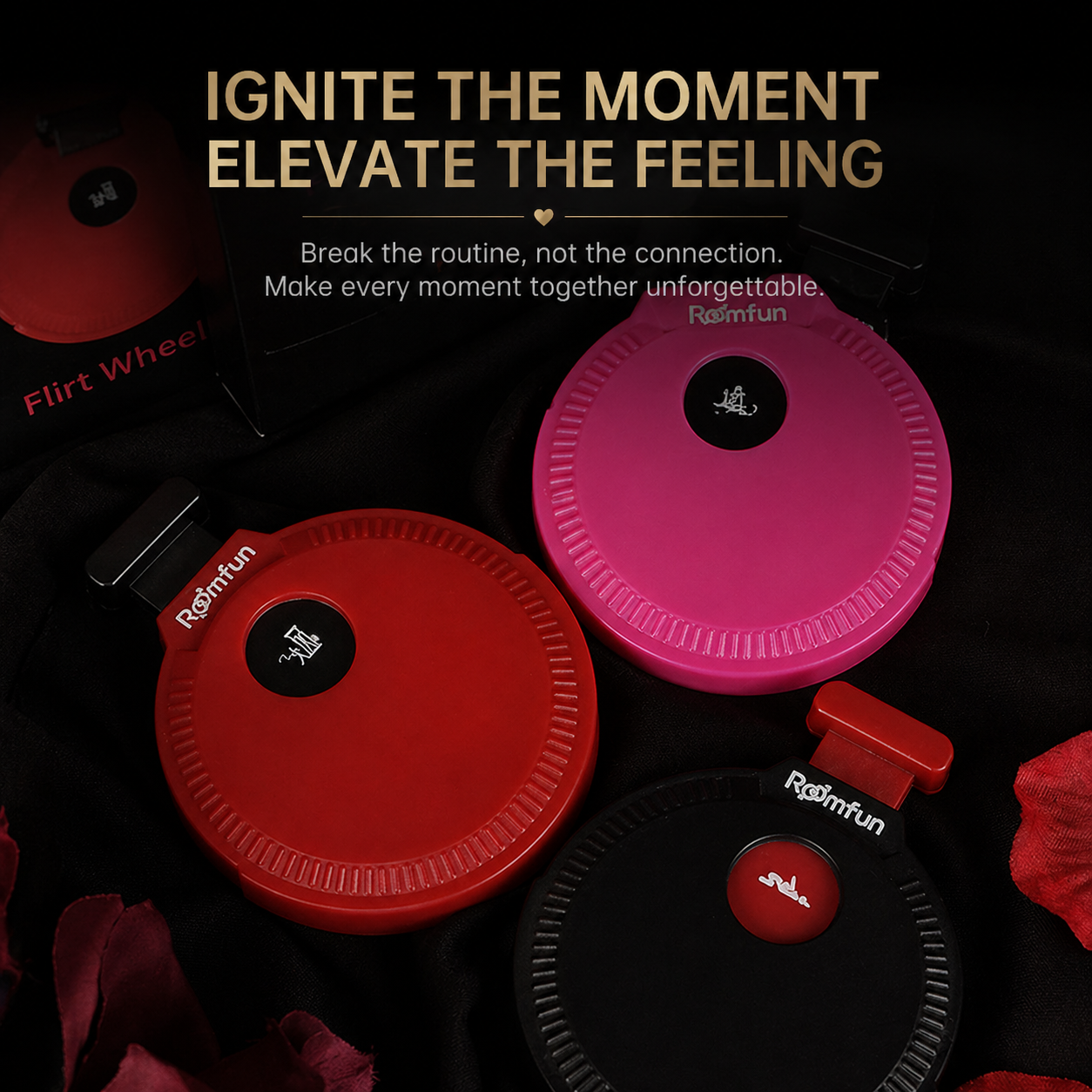 Flirt Wheel | Couples Position Spinner & Intimacy Game