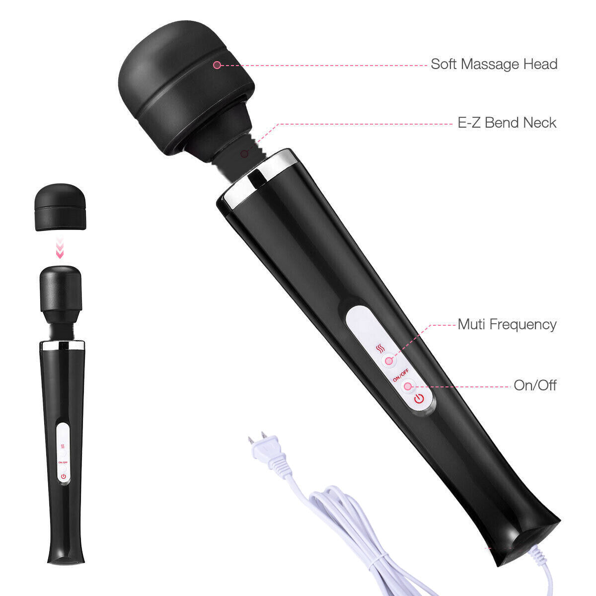Serenity Wand | 20-Speed Full-Body Wand Massager
