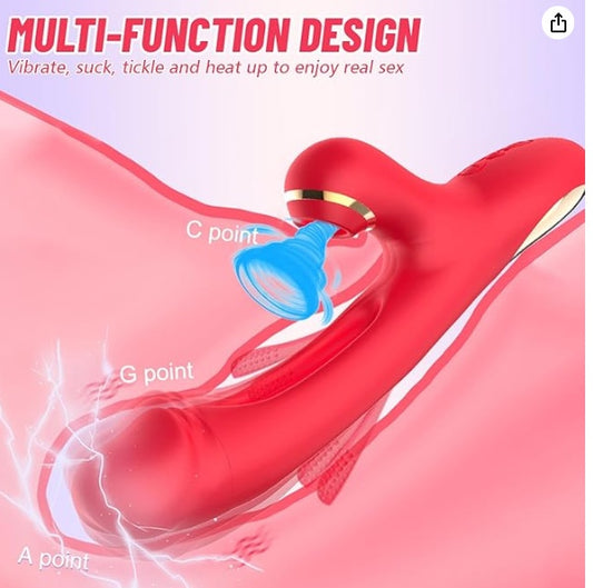 Radiant Rabbit | 3-in-1 G-Spot & Clitoral Suction Vibrator