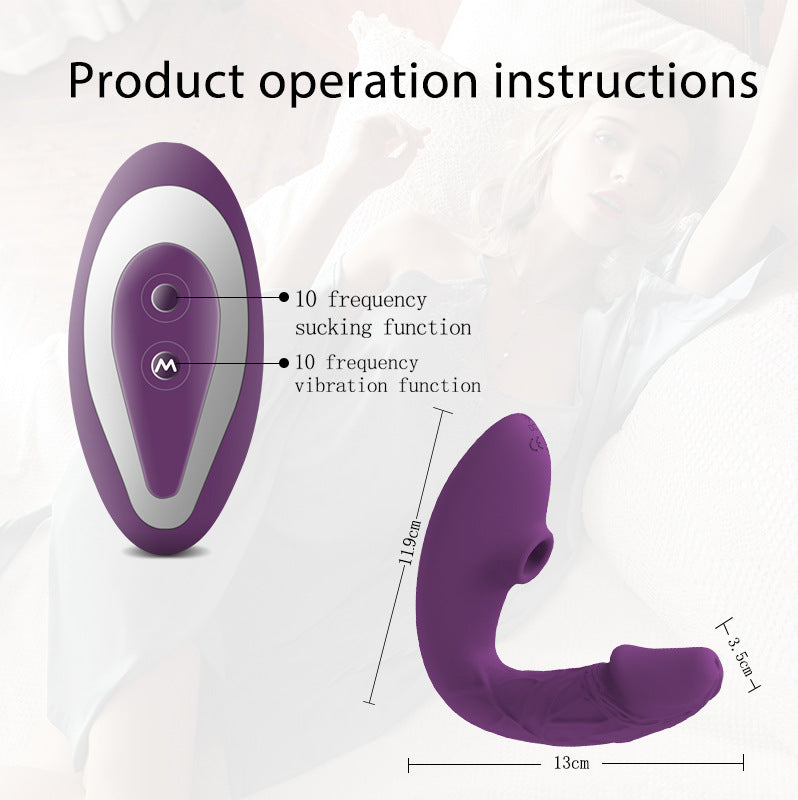 Velvet Muse | 2-in-1 G-Spot Vibrator & Clitoral Suction Sex Toy