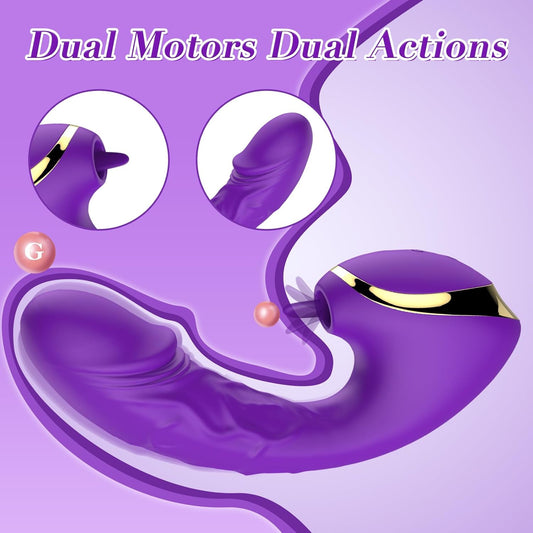 Butterfly Bloom | 2-in-1 Wearable Licking & Vibration Massager
