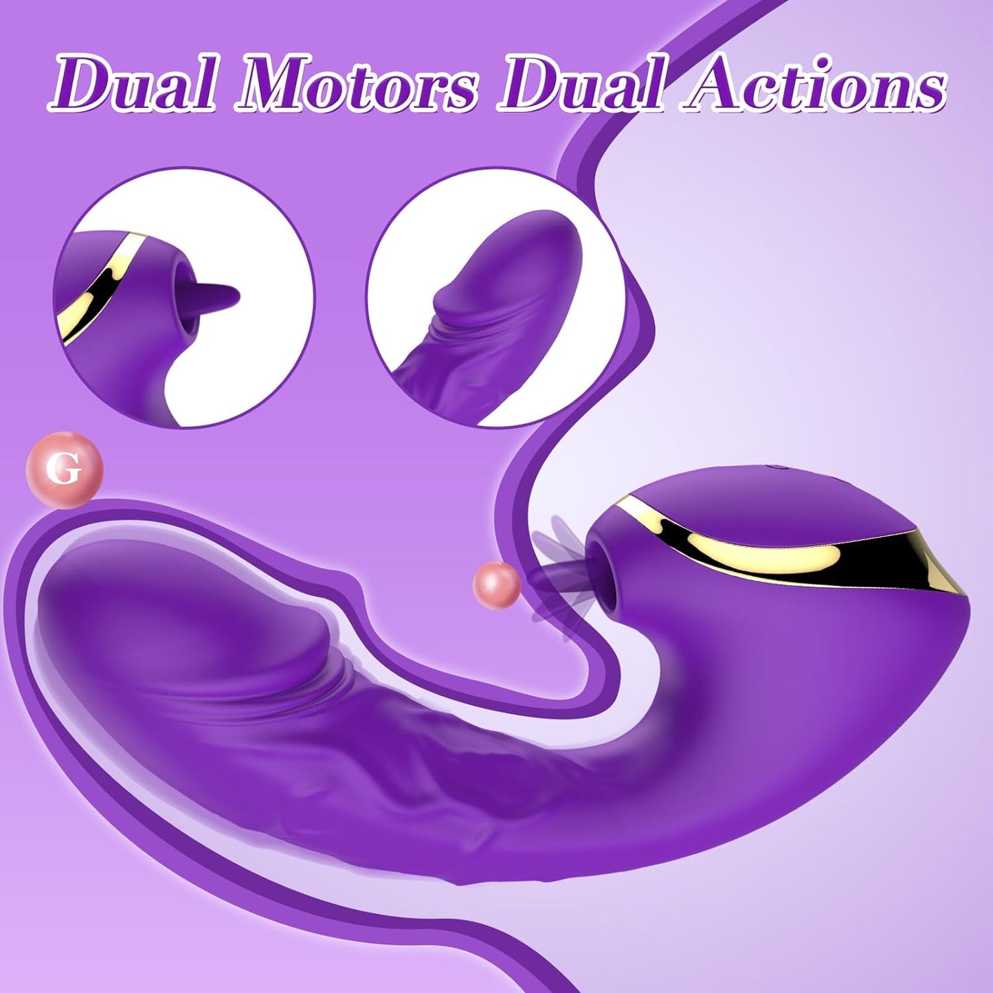 Butterfly Bloom | 2-in-1 Wearable Licking & Vibration Massager